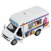 Pull Back Mini Ice Cream Truck Kids Toy In Bulk - Assorted